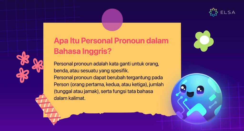 Apa Itu Personal Pronoun dalam Bahasa Inggris?