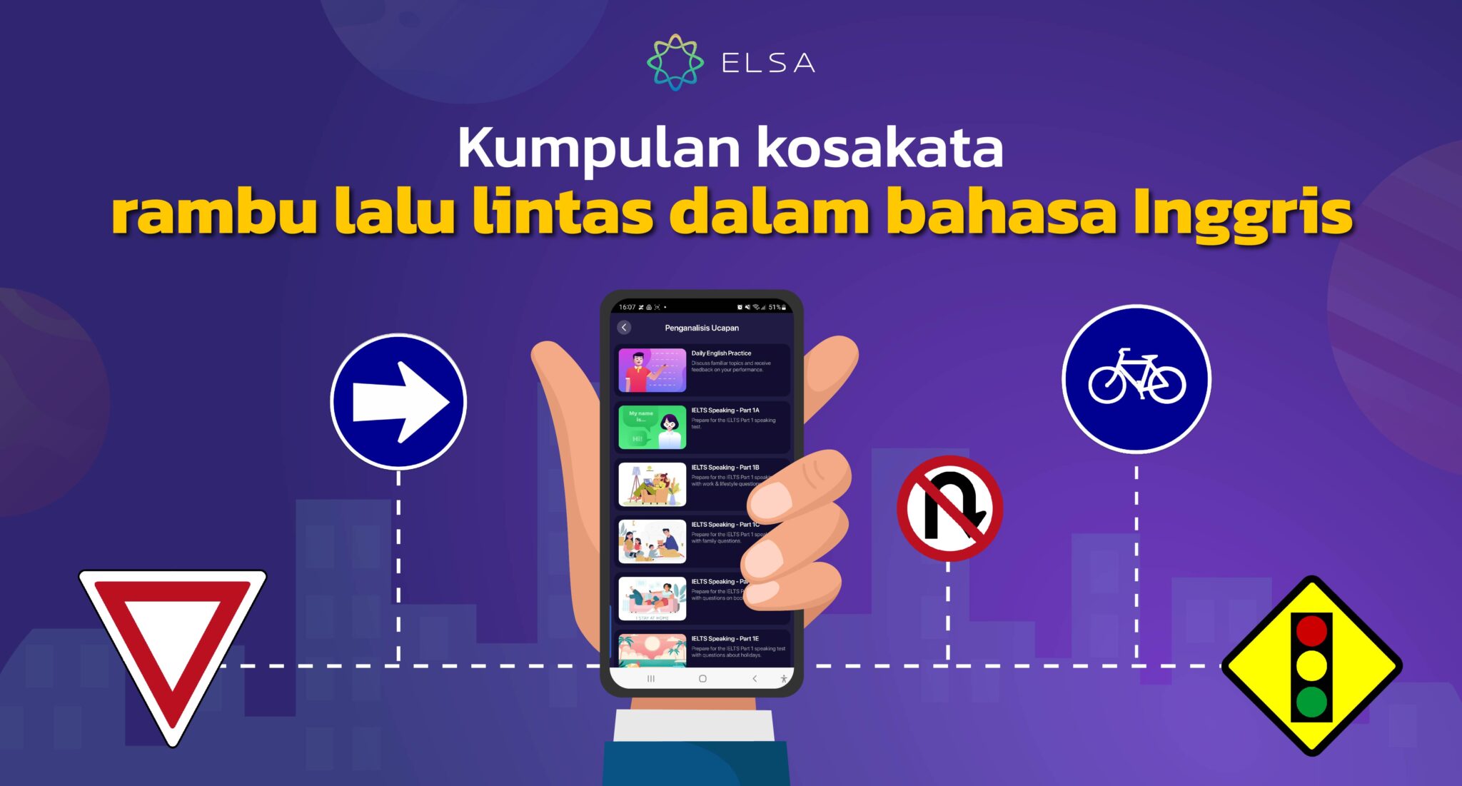 Kumpulan Kosakata Rambu Lalu Lintas Dalam Bahasa Inggris