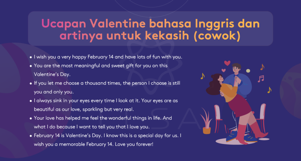 ucapan valentine bahasa inggris