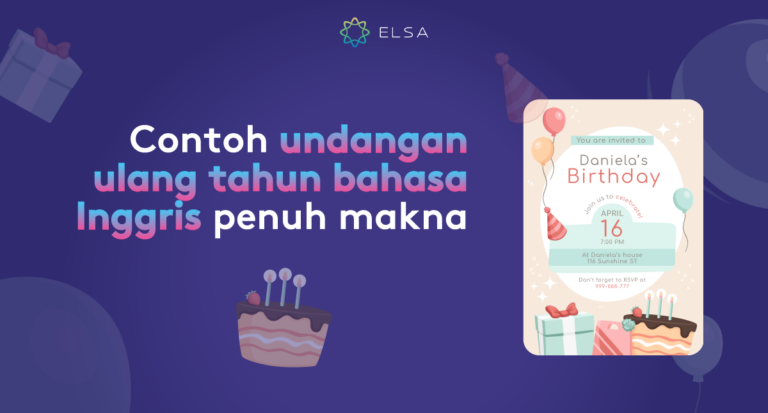 10+ Contoh undangan ulang tahun bahasa Inggris penuh makna