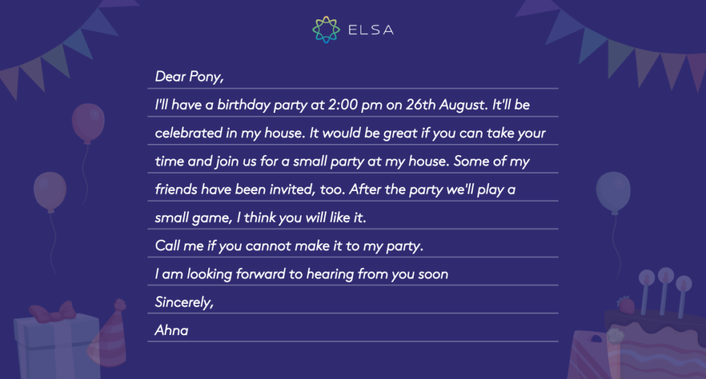 undangan ulang tahun bahasa inggris