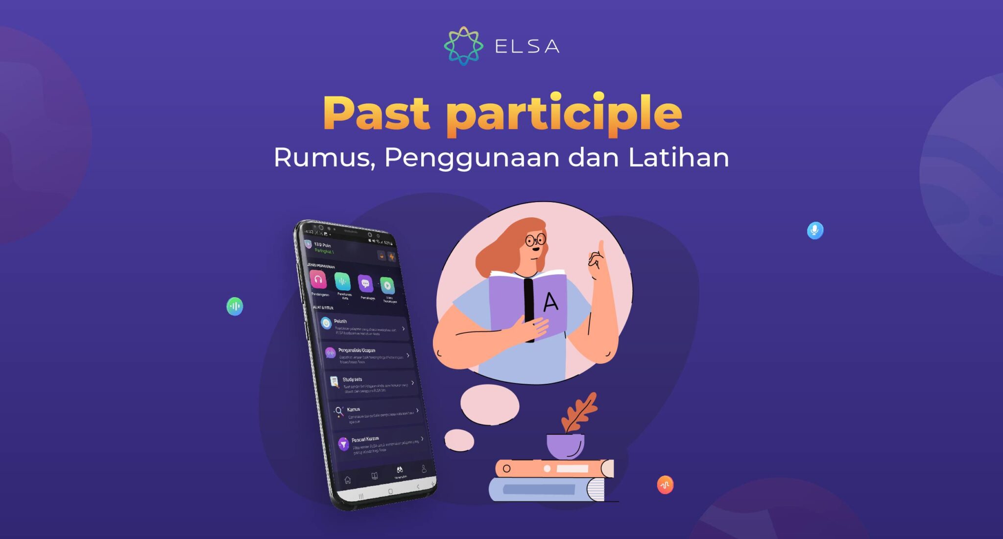 Past participle: Rumus, Penggunaan dan Latihan
