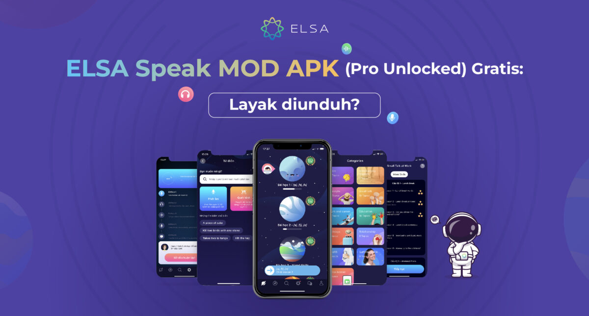 ELSA Speak MOD APK (Pro Unlocked) Gratis: Layak diunduh?