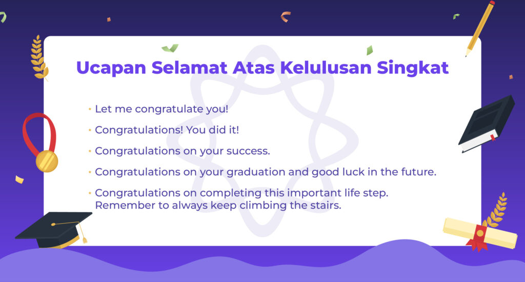 Ucapan Selamat Atas Kelulusan Singkat