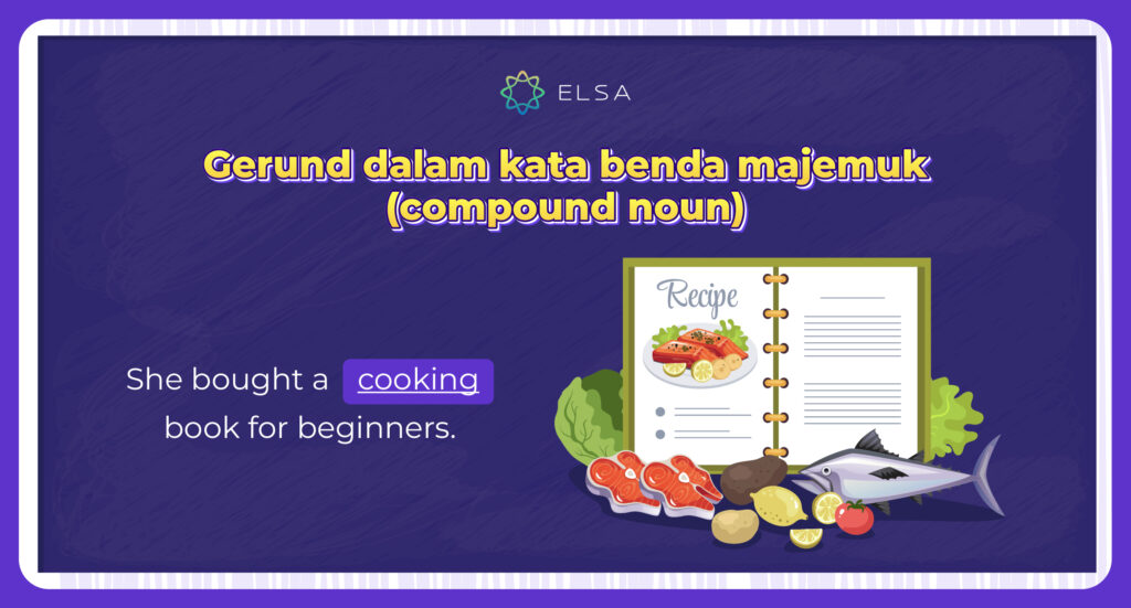 Gerund dalam kata benda majemuk (compound noun)
