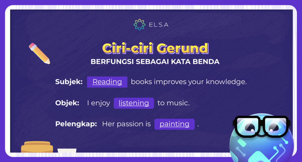 Berfungsi sebagai kata benda
