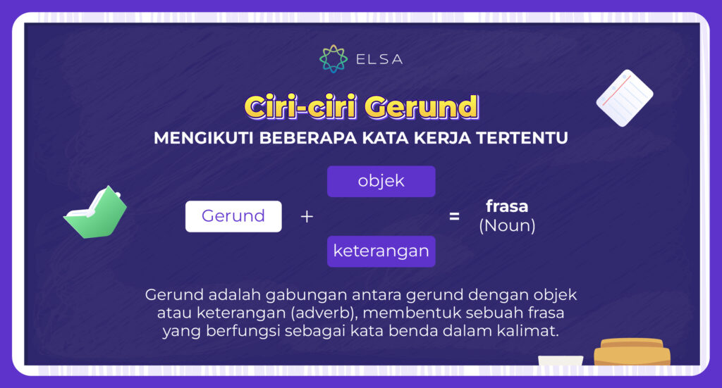 Mengikuti beberapa kata kerja tertentu