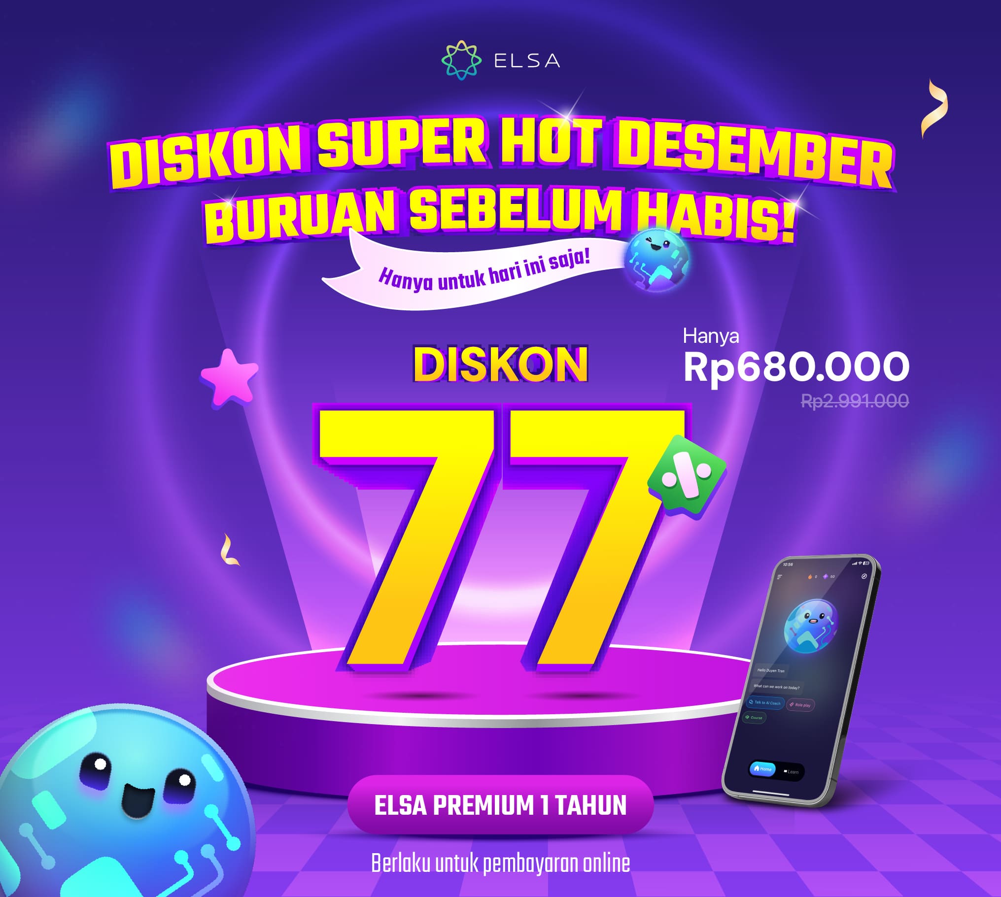 ELSA Premium 1 Tahun